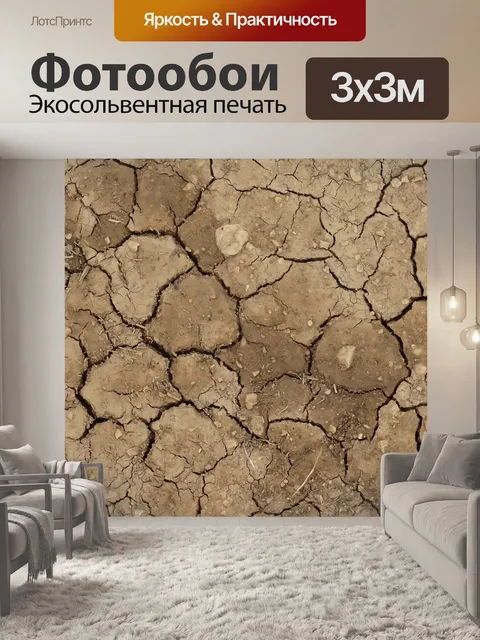 Фотообои Сухая земля