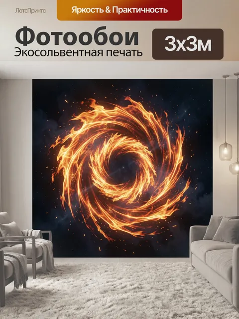 300 × 300 см · Экосольвентная печать