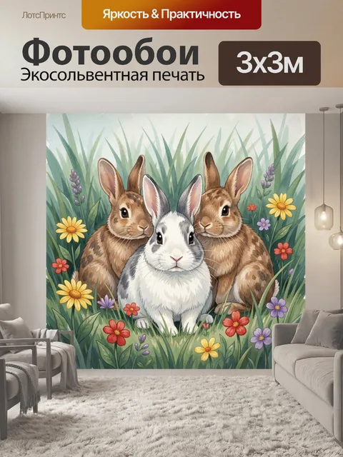 300 × 300 см · Экосольвентная печать