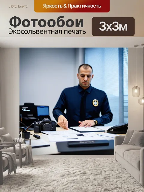 Фотообои изображение специалиста по безопасности