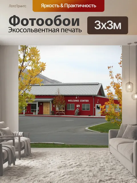 Фотообои Центр для посетителей