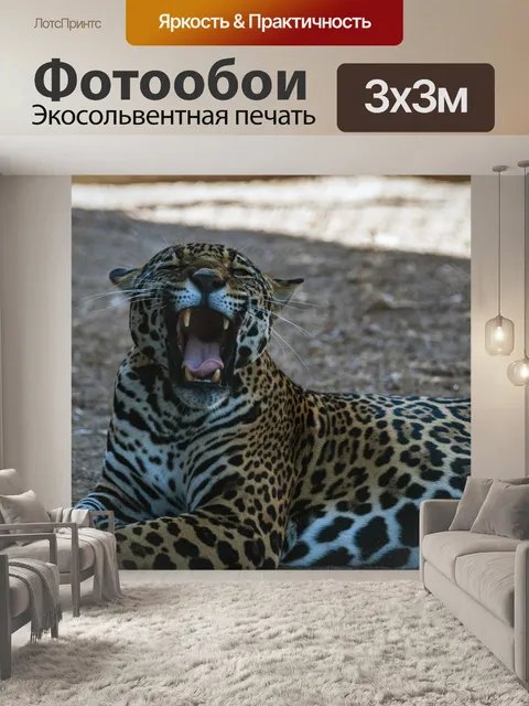 Фотообои леопард