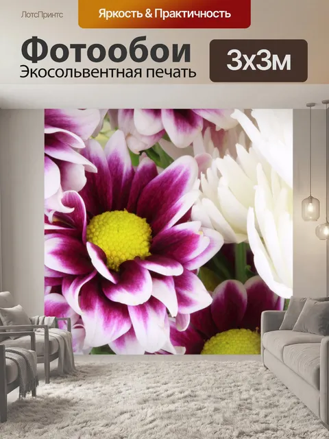 Фотообои Георгины flowers