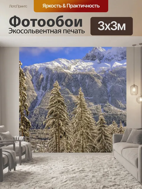 Фотообои Зимний пейзаж
