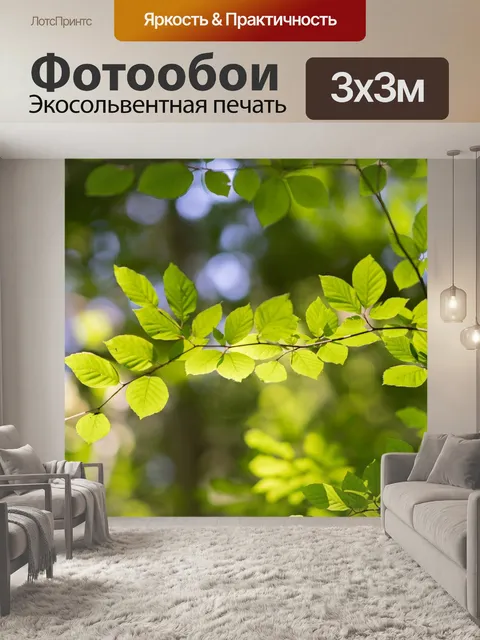 Фотообои Листья