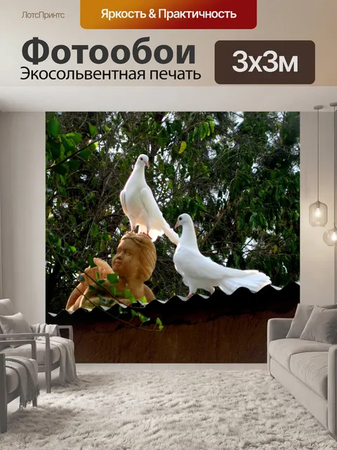 Фотообои Пара голубей