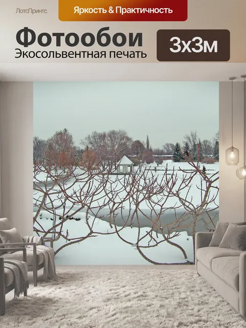 Фотообои Gazebo сквозь кусты