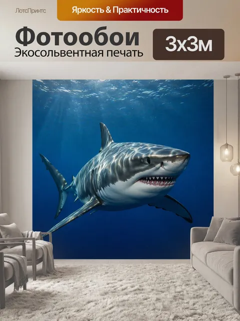 Фотообои плавает