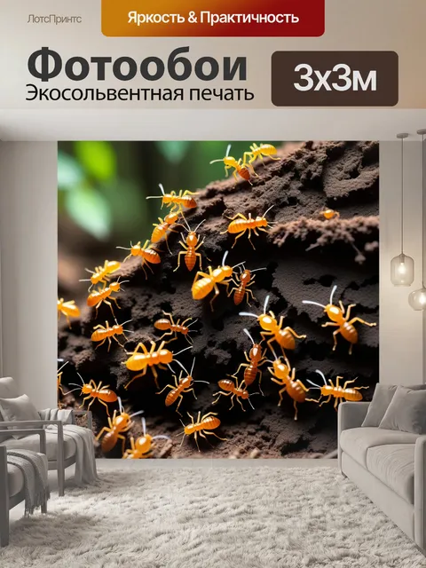 Фотообои путешествие термитов через лес