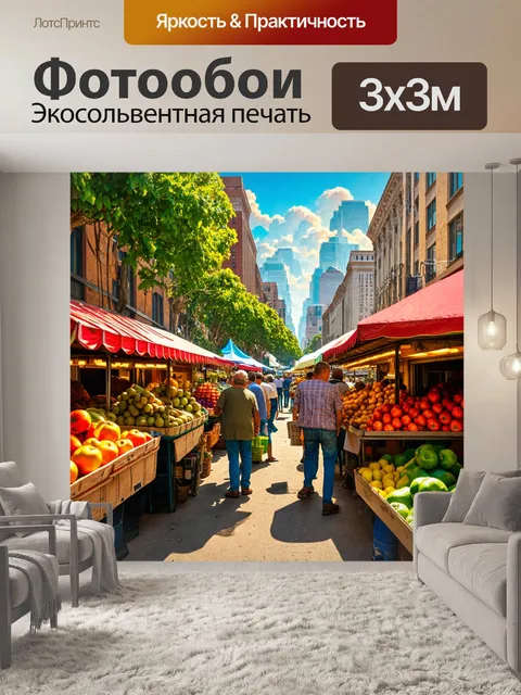 Фотообои город в стиле фредерик эдвин черч