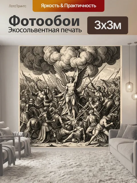 300 × 300 см · Экосольвентная печать