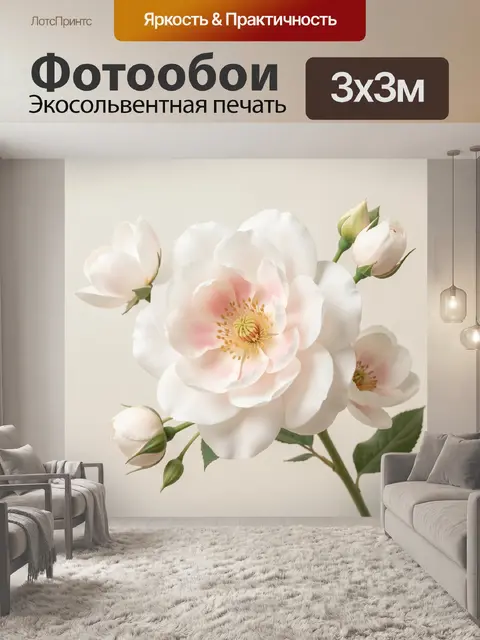 300 × 300 см · Экосольвентная печать