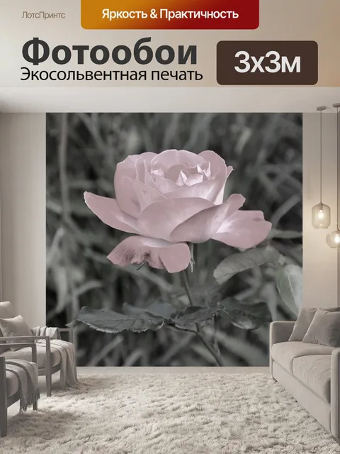 Фотообои Розовый