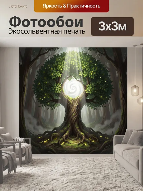 Фотообои Волшебное дерево с порталом