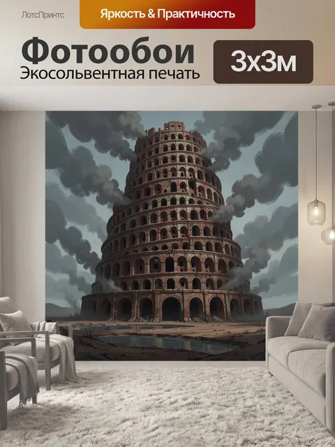 300 × 300 см · Экосольвентная печать