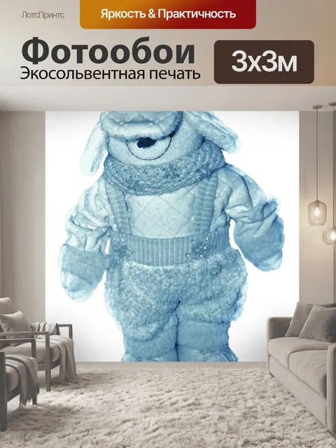 Фотообои Зимний Снеговик 7
