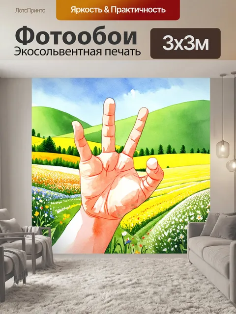 Фотообои подробно изображите ухоженную украинскую природу весной