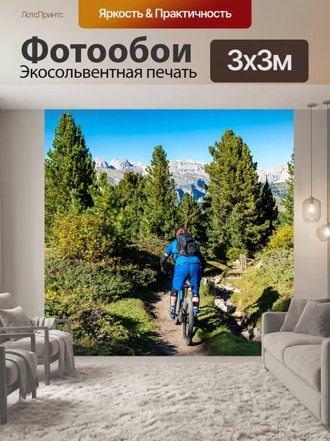 Фотообои Горный велосипед