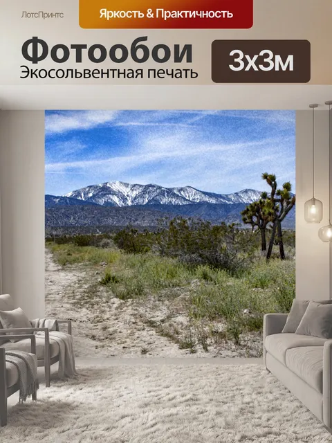 Фотообои Калифорнийский пейзаж пустыни