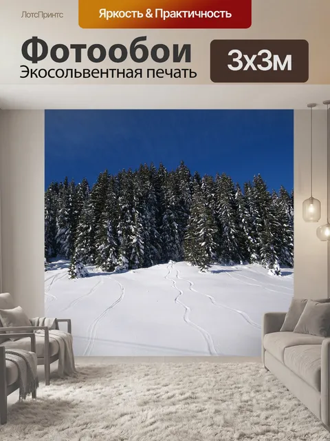 Фотообои Снег