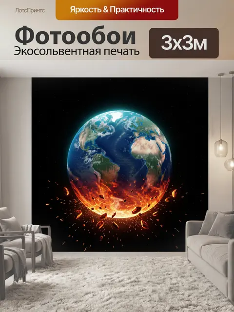 300 × 300 см · Экосольвентная печать
