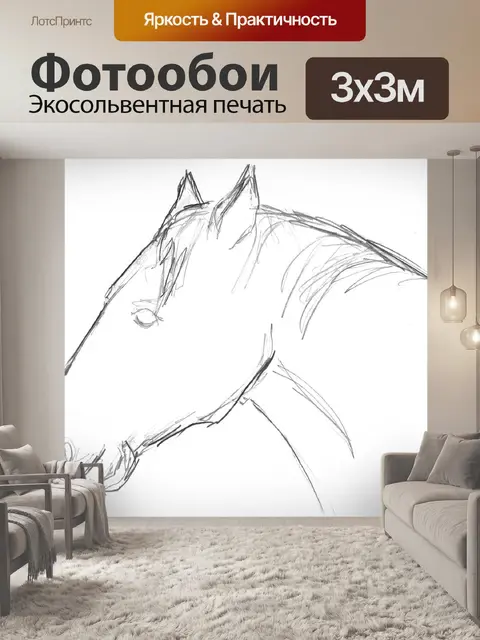 Фотообои Лошадь