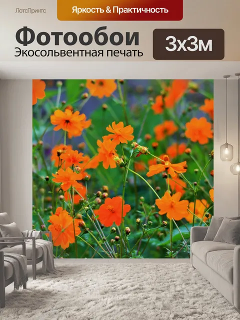 Фотообои дисплей желтых космоса