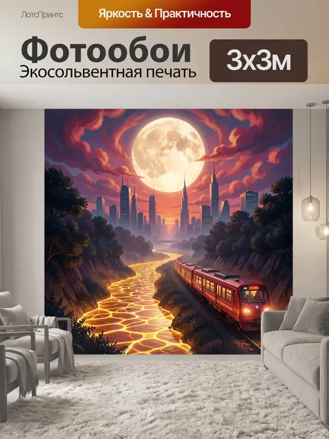 300 × 300 см · Экосольвентная печать