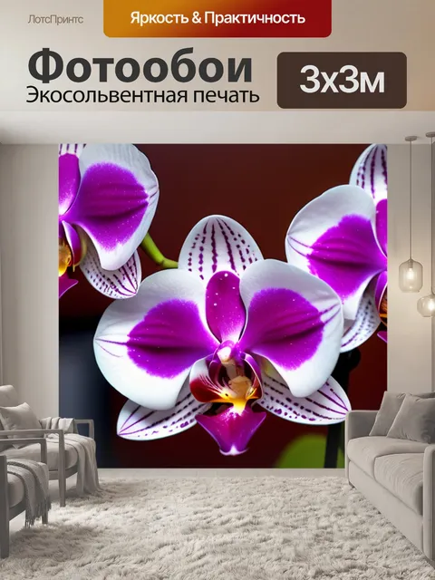 Фотообои с орхидеями