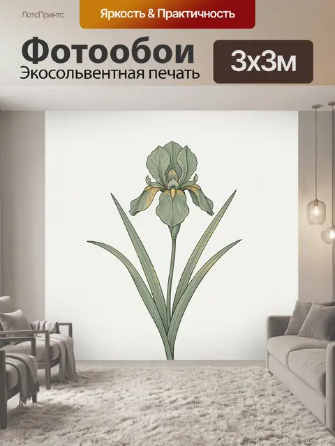 300 × 300 см · Экосольвентная печать