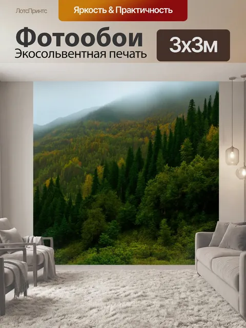 Фотообои туман в стиле максимализм