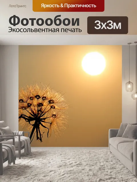 Фотообои Одуванчик