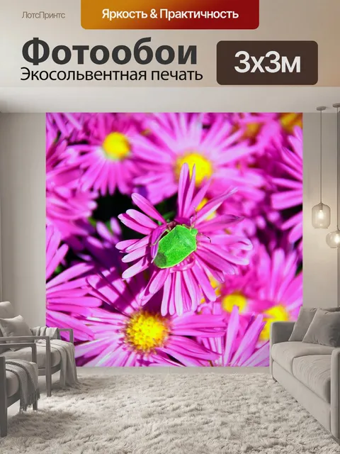 Фотообои Розовый