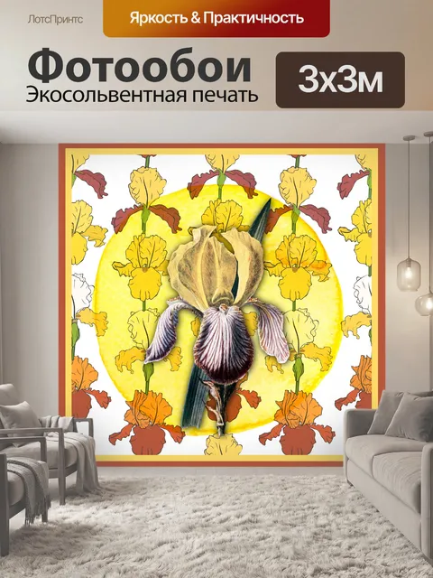 Фотообои Цветок ириса