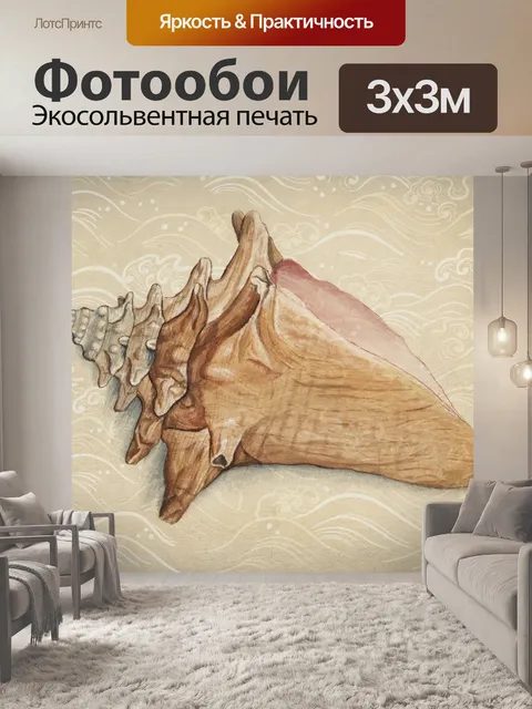 Фотообои Ракушки старинные плакат искусства
