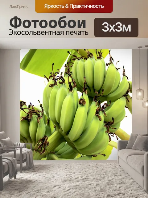 Фотообои Гроздь созревания бананового дерева
