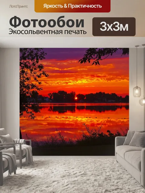 Фотообои Черный ястреб восход