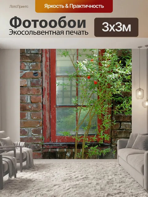 Фотообои Восстановленный окно