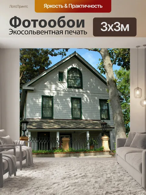 Фотообои Восстановленный дом