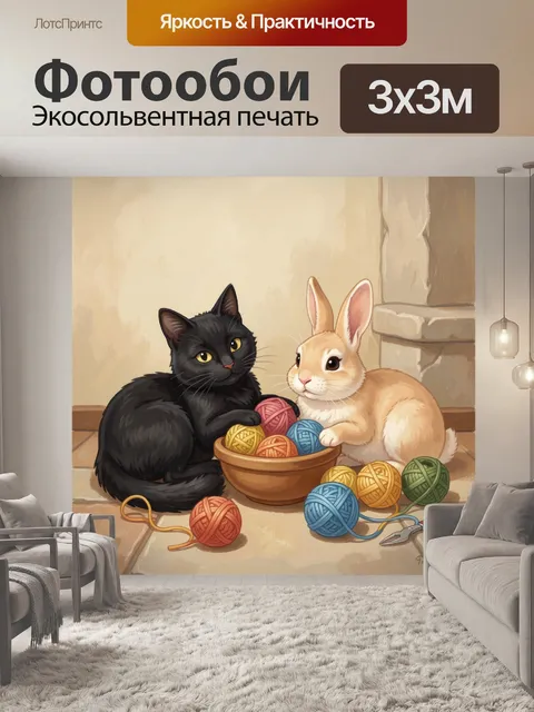300 × 300 см · Экосольвентная печать