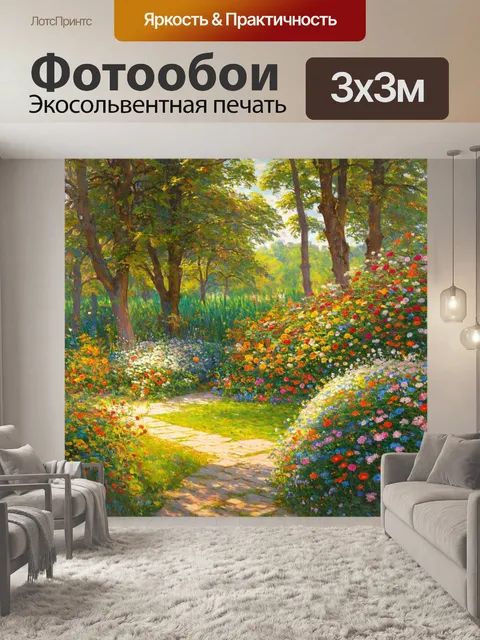 Фотообои цветы в стиле якоб ван рейсдал