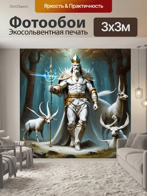 Фотообои чудесный белый король