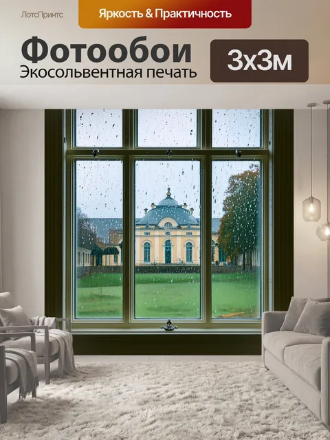 Фотообои гатчинский дворец во время дождя