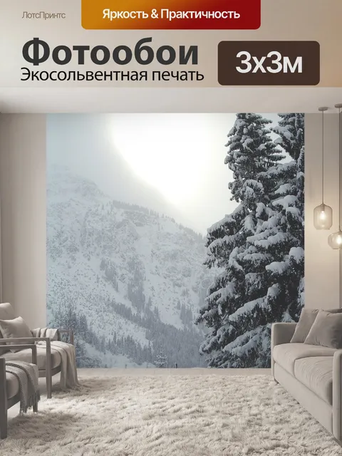 Фотообои Снег