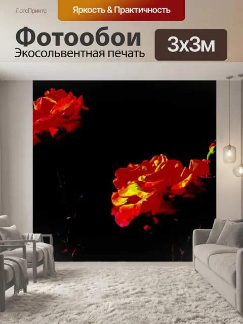 Фотообои розы