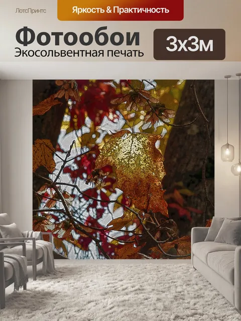 Фотообои Осенний лист
