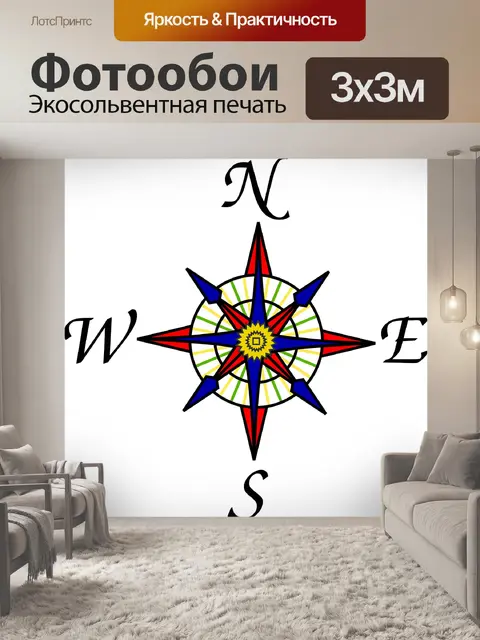 Фотообои Компас