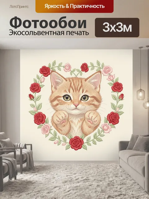 300 × 300 см · Экосольвентная печать