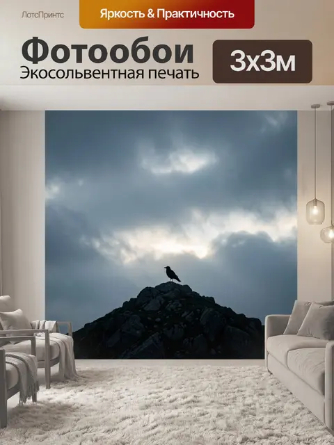 300 × 300 см · Экосольвентная печать