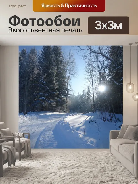 Фотообои Зимняя страна чудес